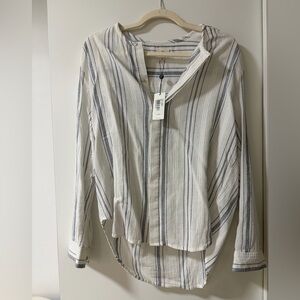 AG Striped Button-Down Shirt
